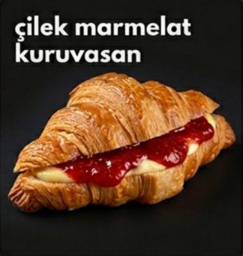 çilek marmelat kuruvasan